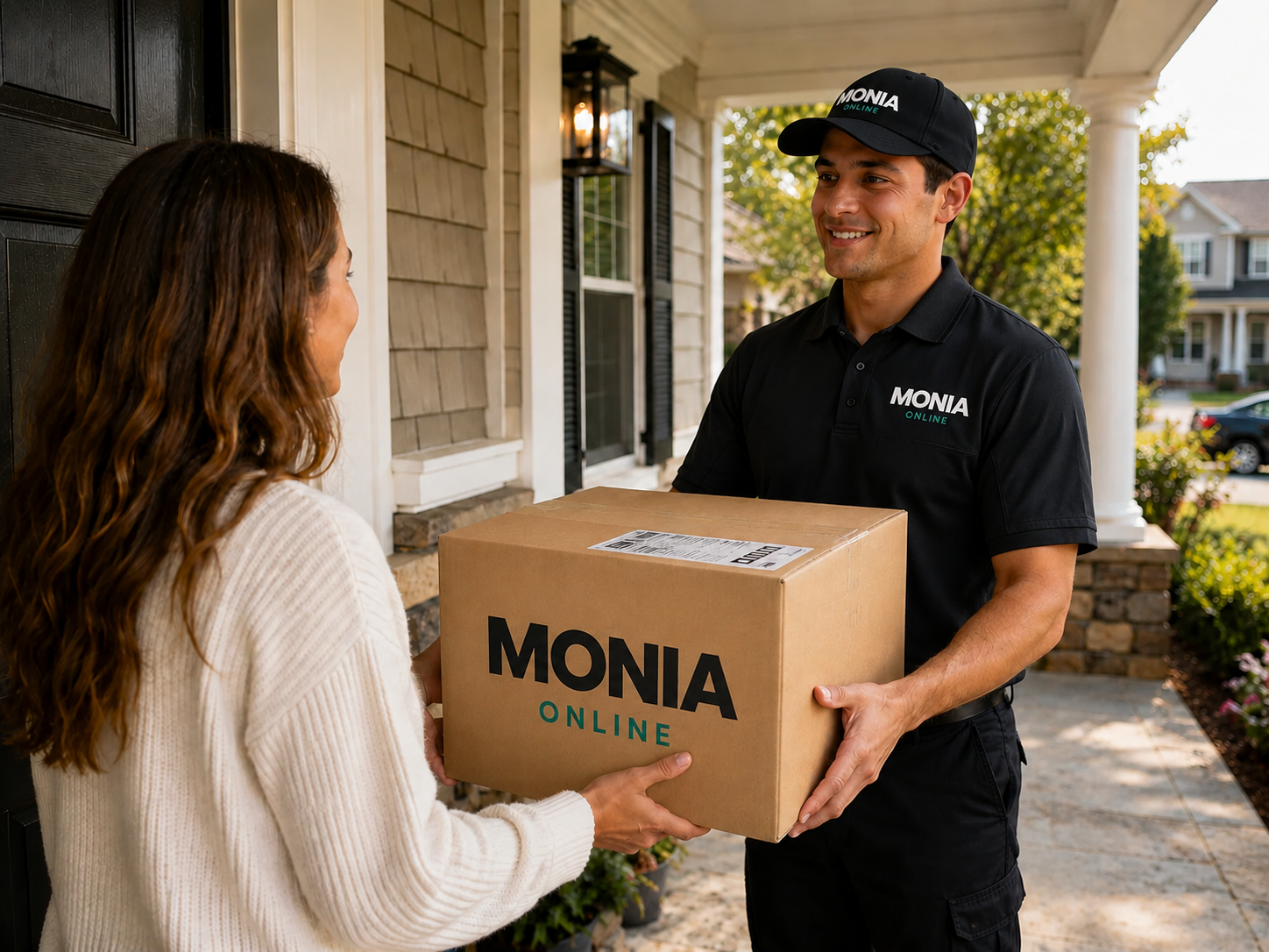 Monia Online delivery promise
