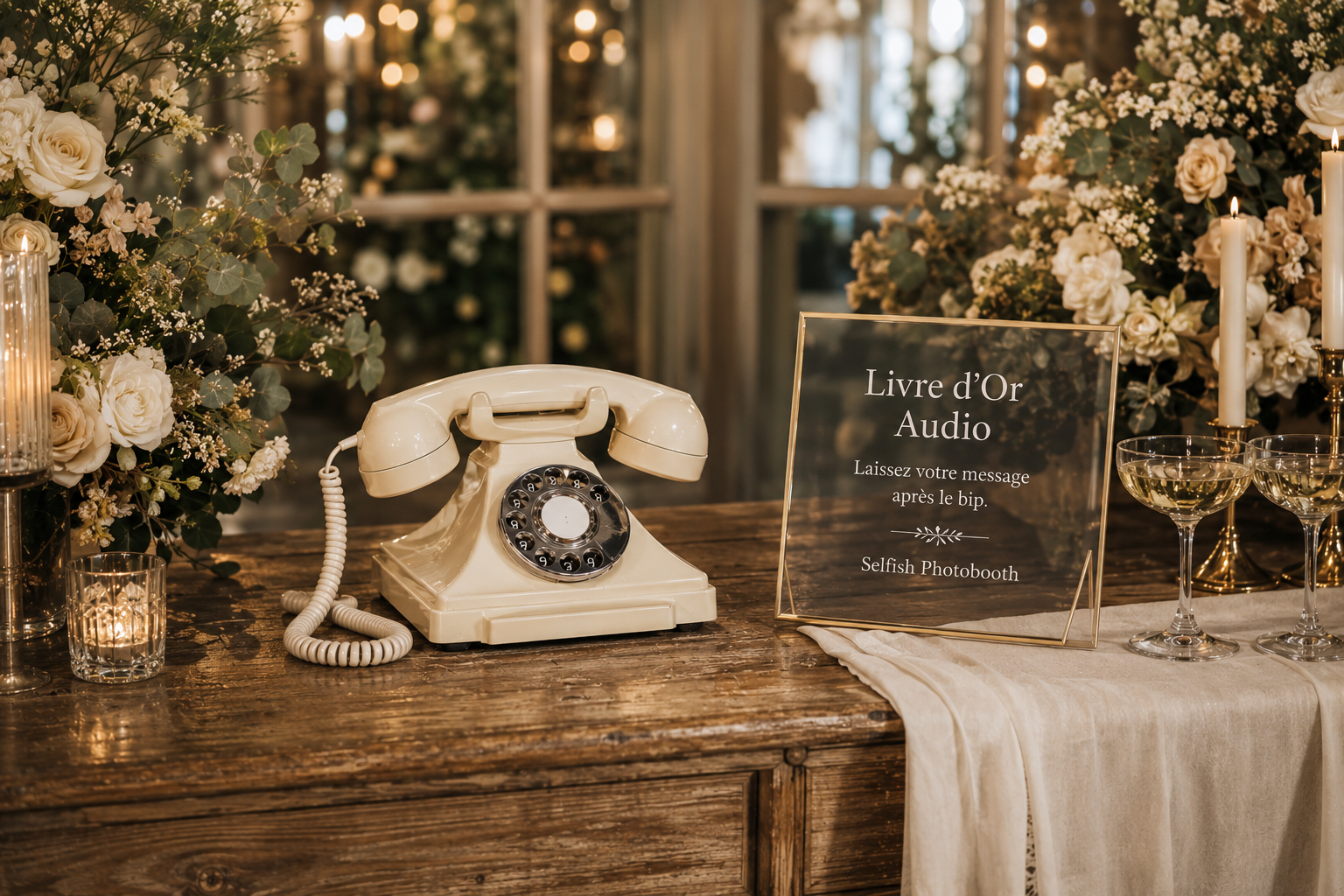 Livre d'or audio vintage Urrugne Selfish Photobooth